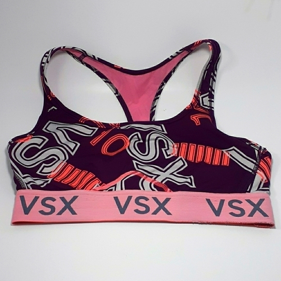 Victoria's Secret The Player Racerback Sports Bra Size M - Picture 1 of 5
